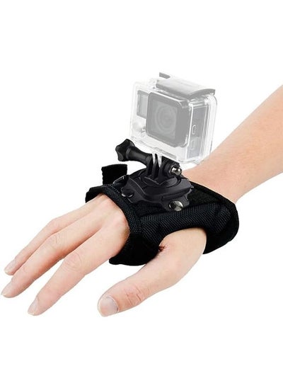 اشتري Wrist Strap for Gopro, 360 Degree Rotation Hand Strap Mount for GoPro Hero 4 、2、3、3+, Hand Glove Wrist Strap Mount for DJI OSMO Action, Xiaoyi, AKASO Action Camera Outdoor Sports Accessories في الامارات