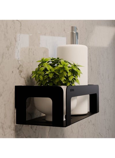 Buy shelf Shower Bathroom Stainless S304 Black color, 25  cm, type S304 in Egypt