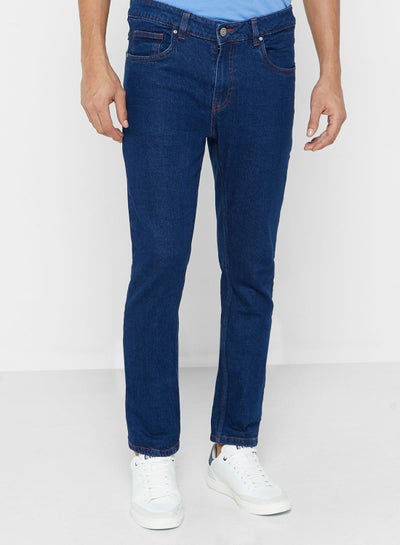 Buy Tapered Fit 5 Pocket Jean in UAE