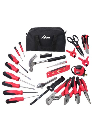 Buy 41-Piece All-In-One Workshop Hand Tool Set with Bag Multicolor 17 x 6 x 11.5 cm 780032 in Saudi Arabia