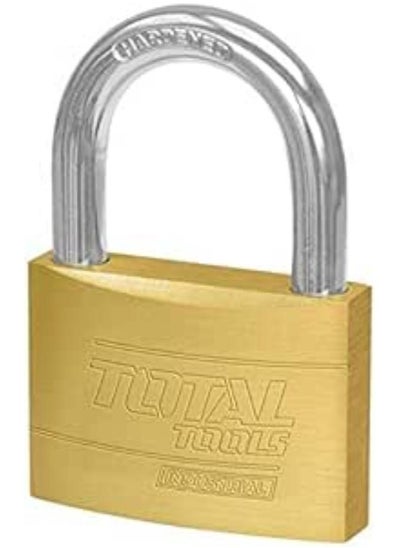 Buy Total Tools Brass Padlock 60mm 385gm TLK32602 in Egypt