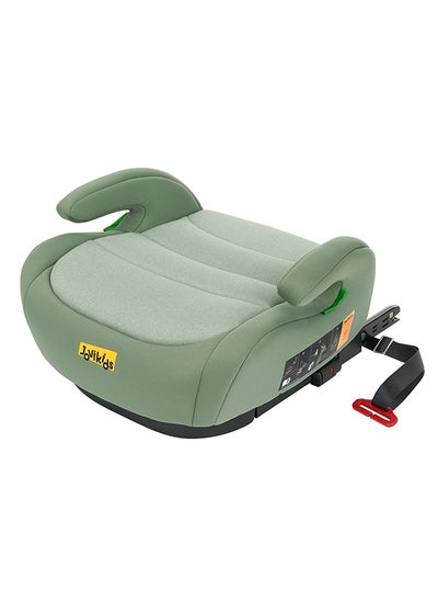 اشتري Portable, Comfortable, Compact Ohho I-Size Booster Seat For Car With ISOFIX, 125-150cm (Group 2/3, 6-12 Years), ECE R129, Green في الامارات