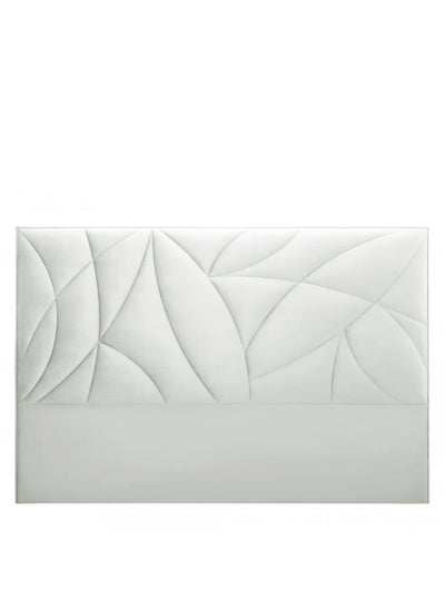 Buy H002 | Velvet headboard - White in Saudi Arabia