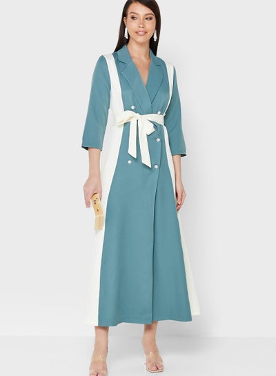 Buy Colorblock Blazer Dress in Saudi Arabia