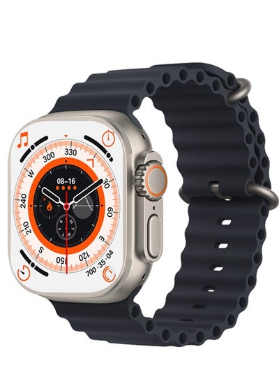 اشتري T900 Ultra Wireless Charging New Features Super Fast New Smart Watch Black في السعودية