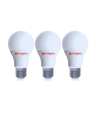 Buy ELSEWEDY Classic LED Bulb E27, 6500 Kelvin, 2300 Lumen (White, 24 Watt, 3 Pieces) in Egypt