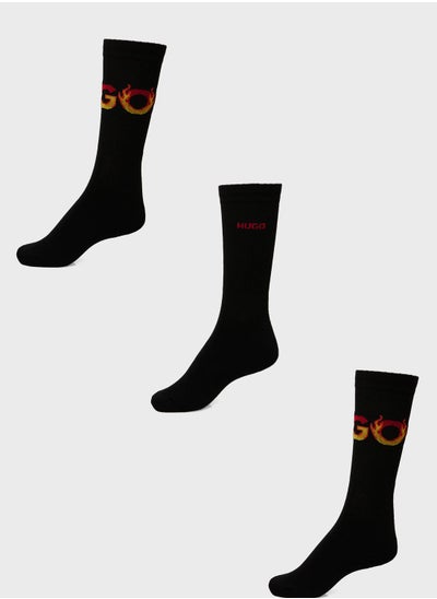 اشتري 2 Pack Logo Socks في السعودية