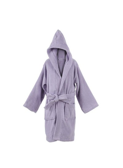 Buy Zero Twist Baby Bath Robe, Orchid - 8-10 Years in UAE