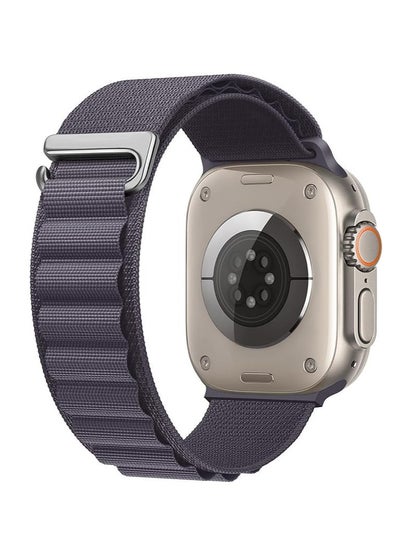 Buy Tin Tech Compatible with Apple Watch Series Ultra/Ultra 2 Band 49mm, 45mm, 44mm, 42mm, Nylon Sport Loop Band for Apple Watch Ultra/SE 1/2/3/4/5/6/7/8,– purple in Egypt