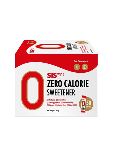 Buy Next Zero Calorie Sweetener 50 Sticks 100 G in UAE