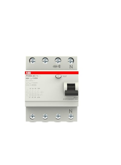 Buy ABB Elcb-40 Ax-4 Pole-30 Ma-Fh204-40 0.03 in UAE