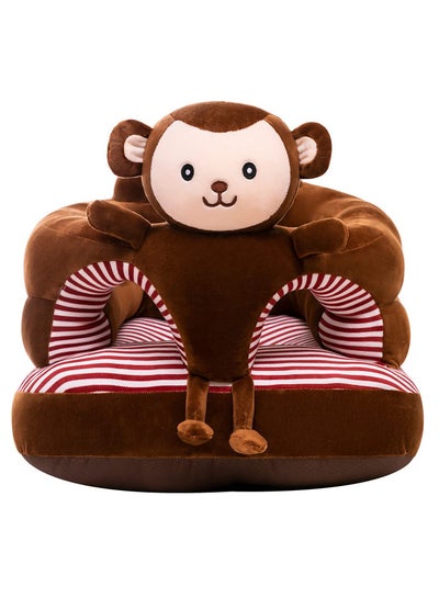اشتري Baby Support Seat, Baby Sofa Chair for Sitting Up, Comfy Plush Infant Seats (Monkey,W17.5" x H17.5") في الامارات