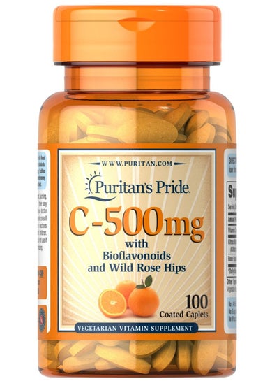 Buy VITAMIN C-500MG WITH BIOFLAVONOIDS & R/H 100's in UAE