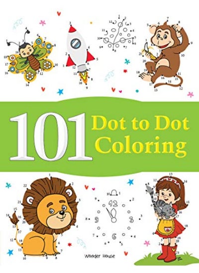 Buy 101 Dot To Dot Coloring: Fun Activity Book For Children in UAE