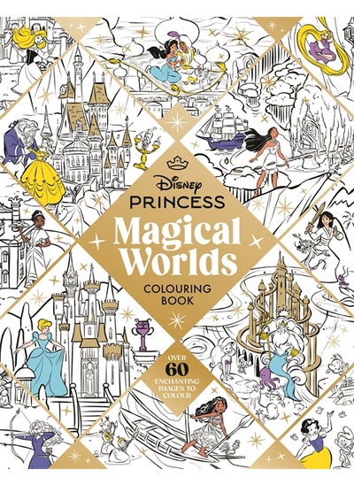 Buy Disney Princess Magical Worlds Colouring Book in UAE