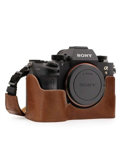 اشتري Mg1244 Sony Alpha A7Riii A9 A7Iii Ever Ready Genuine Leather Camera Half Case And Strap Brown في الامارات