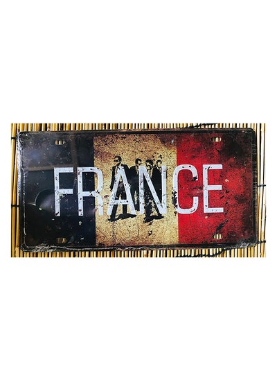 Buy Hometaste Wall Decorative Plates Metal Wall Posters Wall Plaques Metal Tin Signs Posters Plaques Metal Poster Art Poster Decorative Wall Car Plates (6_Pieces) in UAE