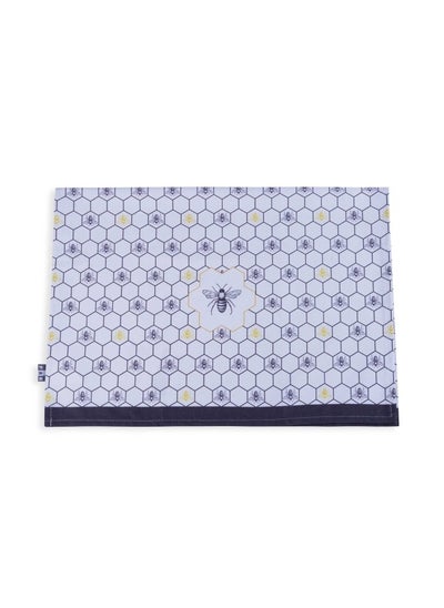 اشتري Honeybee Tea Towel 50X70cm - Grey في الامارات