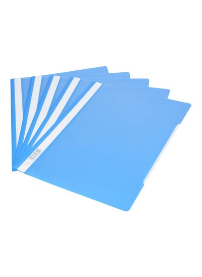 اشتري 50-Piece Durable A4 Project File Blue Colour - DUPG2573-06 في الامارات