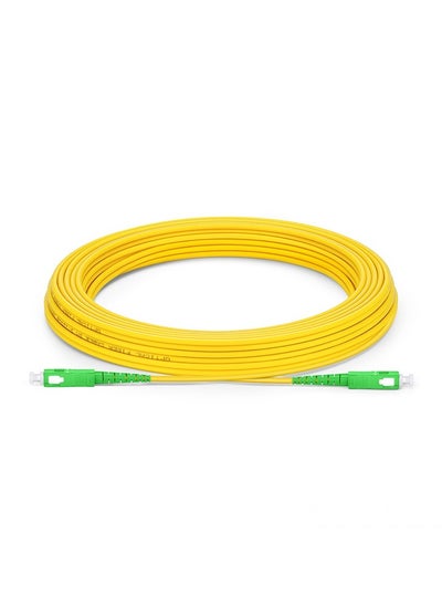 Buy Fiber Patch Cable SC APC to SC APC Simplex 15M LSZH 3.0mm in Saudi Arabia