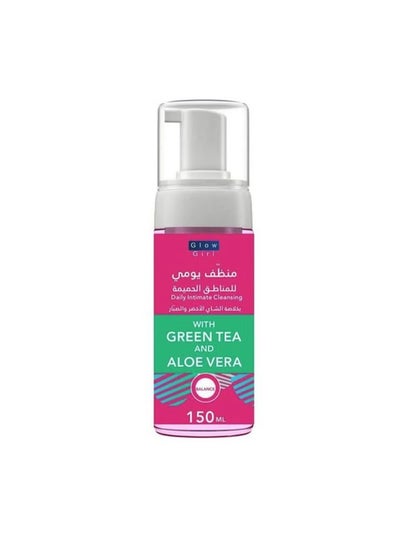 Buy Daily intimate cleanser with green tea and aloe vera extract 150 ml in Saudi Arabia