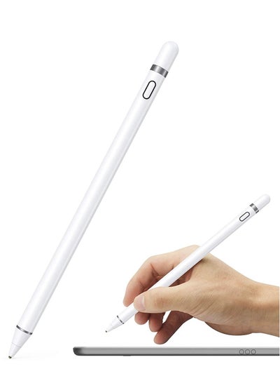 Buy Digital Capacitive Stylus Pencil For Apple iPad Pro White in UAE