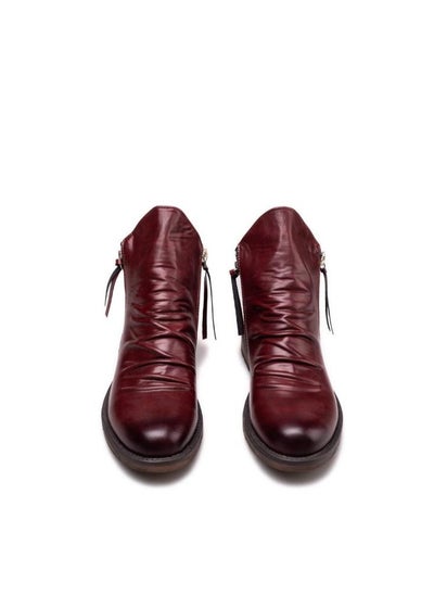 اشتري New Men's Casual Leather Boots في السعودية