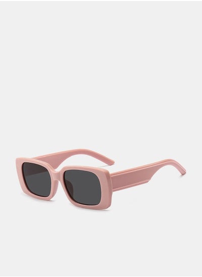 Buy Solid Rectangle Frame Sunglasses in Saudi Arabia