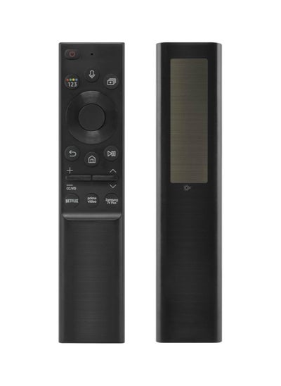 Buy Solar Powered Voice Remote Control BN59-01357 Suitable for Samsung Smart TVs Solar Powered Remote Control with 3 Shortcut Buttons in UAE