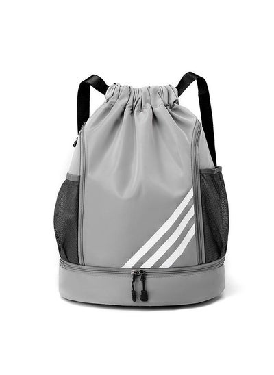 اشتري Sports Fitness Event Wet And Dry Separated Drawstring Bag في الامارات