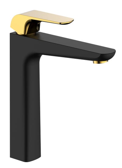 Buy Elite Single Lever High Bathroom Basin Mixer with Pop-up Waste in UAE