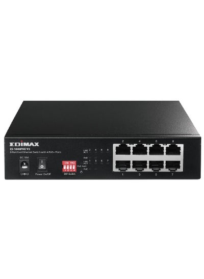 Buy ES-1008PHE V2: Long Range 8-Port Fast Ethernet Switch with 4 PoE+ Ports & DIP Switch in Egypt