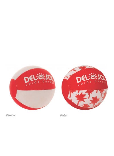 اشتري DelSol  Mini Soccer Ball Perfect For Hot Days  Color Changing  Custom Design  Fun for the Entire Family  From white to red 1 pc في الامارات