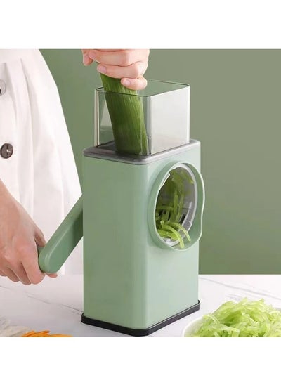 Buy Multifunctional Vegetable Slicer, Manual Potato and Vegetable Slicer, Cheese Grater, Shredder, Shredder Ideal for professional and home use in Saudi Arabia