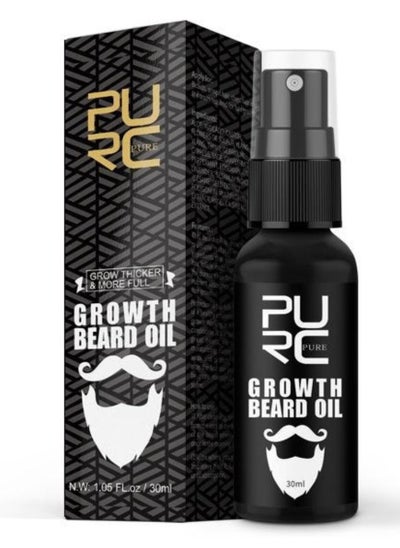 اشتري Growth Beard Oil Grow Beard Thicker & More Full Thicken Hair Beard Oil for Men Beard Grooming Treatment 30ml في الامارات