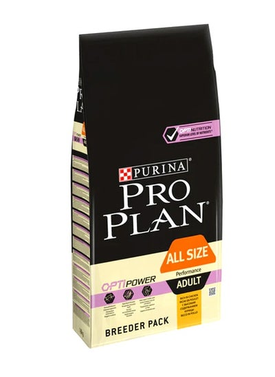 Buy PRO PLAN ALL SIZE ADULT Dog Performance Chicken XE -  18kg in UAE