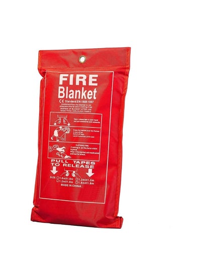 اشتري KNP Fire Blanket 1.8m x 1.8m is a Vital Safety Tool Designed to Smother Small Fires and Provide Emergency Protection. في الامارات