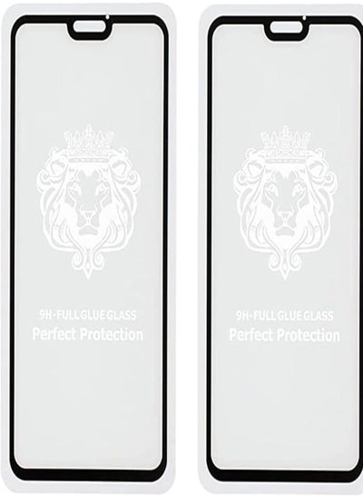 Buy Dragon High Quality Set of 2 Glass Screen Protectors For Huawei Y9 2019 - Clear Black in Egypt