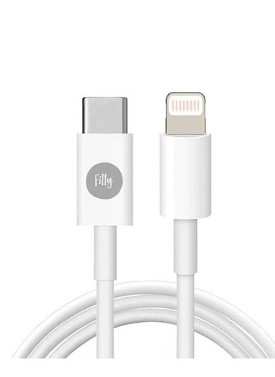 Buy iPhone Charger Cable 1M USB C to Lightning Cable Fast Charging Power Delivery PD 18W iPhone Cable for iPhone 14/14 Pro/14 Plus/14 Pro Max, iPad Pro, iPhone 8-13 All Series in UAE