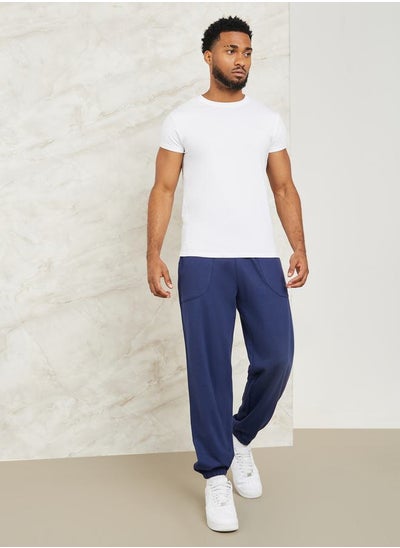 Buy Eco-Earth Oversized Terry Jogger With Panel Pocket in Saudi Arabia