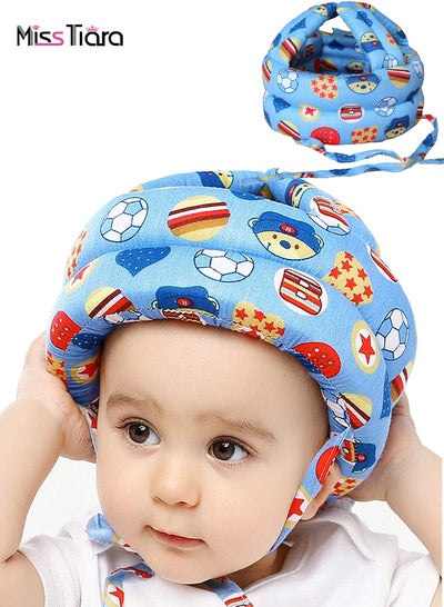 اشتري MissTiara Baby Safety Helmet Head Protector Breathable & Adjustable Head Cushion Bumper Bonnet for Running Walking Crawling في السعودية