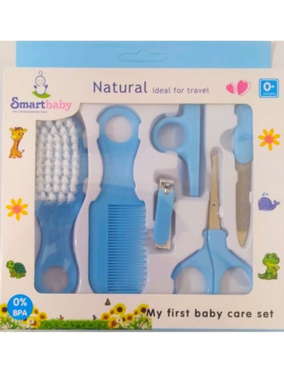 Buy Smart Baby My First Baby Care Set 6 Pieces Blue in Egypt