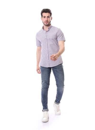 Buy Colorful Gingham Pattern Summer Shirt - Multicolour in Egypt