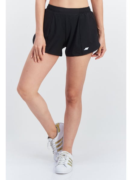 Buy Women Sportswear Fit Running Shorts, Black in UAE