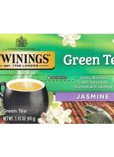 اشتري Green Tea Jasmine 20 Tea Bags 1.41 oz (40 g) في الامارات