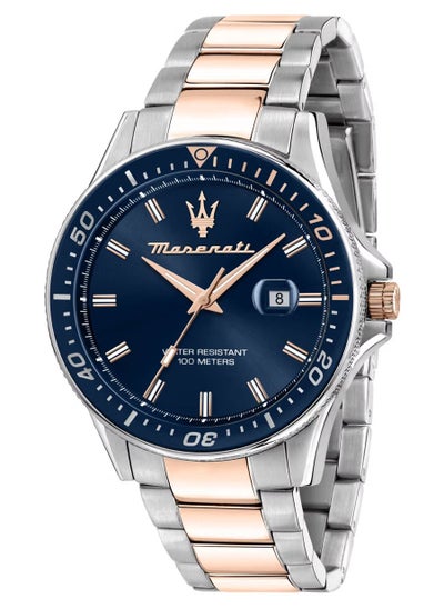 Buy Maserati Sfida Analogue Blue Dial Watch R8853140003 in UAE