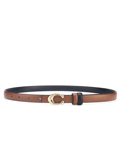 Buy Womens Fashion C-Buckle Belt Retro Slim Denim CompatibleBlack Khaki Black Khaki in UAE