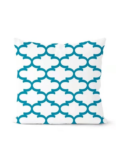 Buy Decorative Throw Pillow Cover 45x45 cm B2 in UAE