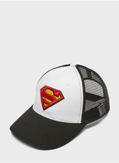 Buy Superman Embroidered Curved Peak Cap in UAE