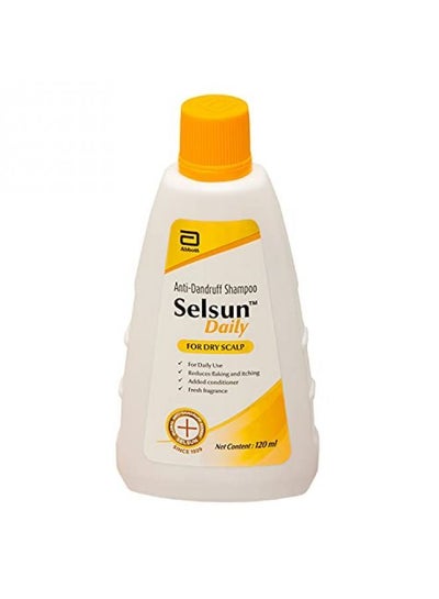 اشتري Selsun Daily Anti-Dandruff Shampoo for Dry Scalp 120 ml في الامارات